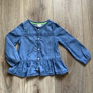 EUC Gymboree size 2T button up tunic